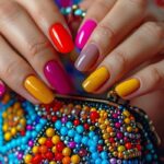 french nails with fashion